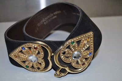 ceinture vintage Jean François ESTEN CUIR travail Français - Photo 1/4