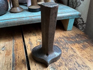Antique Vintage Leather Working Hole Punch / Stamp Cast Iron Metal Hand Tool A - Picture 1 of 8