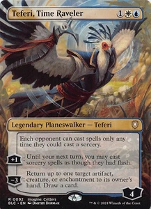 Teferi, Time Raveler (Borderless) R Commander: Bloomburrow 92 casi nuevo - Imagen 1 de 1