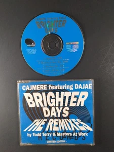Cajmere Featuring Dajae – Brighter Days - CD 4 Track Single Import Germany House - Bild 1 von 2