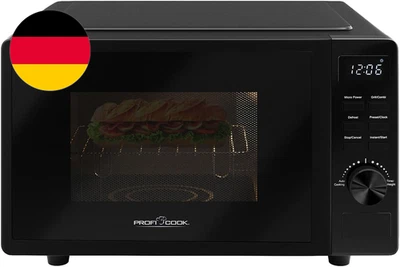Proficook Mikrowelle Mit Grill 20L | Mikrowelle Ohne Drehteller Für Gleichmäßige - Bild 1 von 4