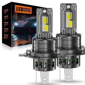 2 LAMPADINE H4 LED da 28000LM 150W 12V |12 LED CANBUS VENTOLA| LUCE BIANCA 6500K - Foto 1 di 6