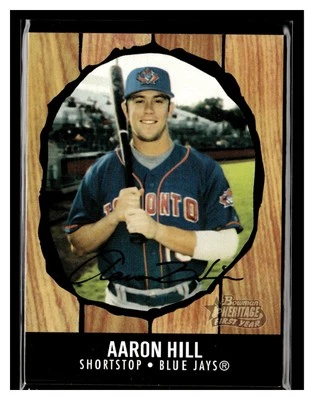 2003 Bowman Heritage #272 Aaron Hill Facsimile Signature - Image 1 of 2