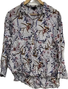 H&M Damen Bluse Mehrfarbig Gemustert Größe Eur 38 - Bild 1 von 3