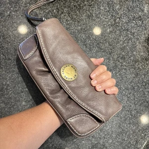 Marc Jacobs - Vintage Large Brown Clutch/Bag Very Roomy! - Picture 1 of 11
