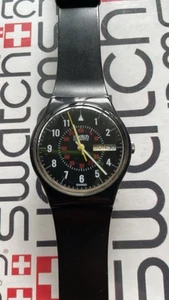 Swatch Nicholson GB705 1985 Standard Gents 34mm Vintage - Bild 1 von 6