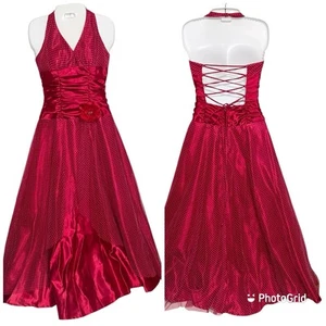 Vestido De Colección Mascarada Talla XS Coqueta Corsé Lunares Años 90 Rockabilly Años 50 Pin Up - Imagen 1 de 13