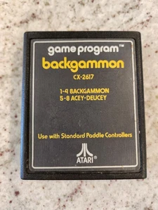 Backgammon Atari 2600 - Imagen 1 de 2