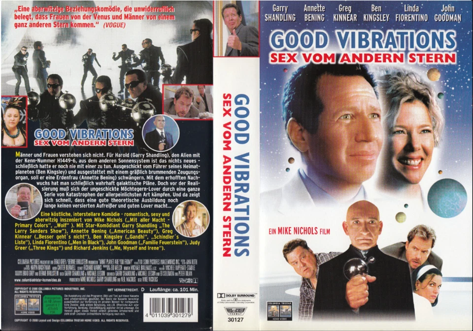  Good Vibrations - Garry Shandling Annette Bening John Goodman - (VHS Cassett - Bild 1 von 1