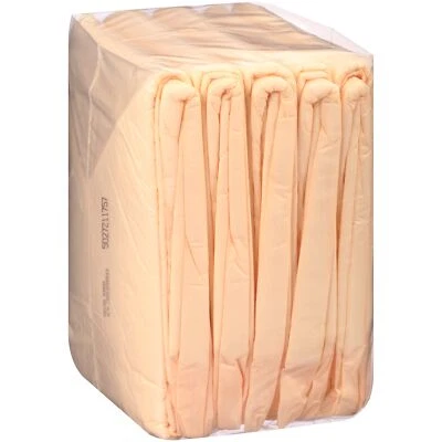 Attends Care Night Preserver Underpads, Peach, 36 x 36 Inch, Case of 50