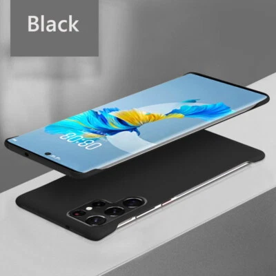 For Samsung Galaxy S25 Plus S24 S23 S22 Ultra S21 S20 FE Thin Frameles Hard Case - Image 1 of 4