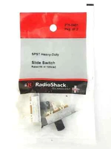 Radio Shack 275-0401 SPST Heavy Duty Slide Switches - Picture 1 of 4