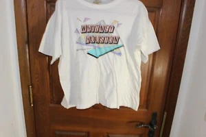 Camiseta Blanca De Colección 1986 Whitney Houston The Greatest Love Australian Tour XL LEER - Imagen 1 de 6