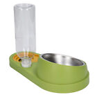 Double Dog Cat Bowl Set Automatic Water Filling Stainless Steel Cat Water Fo Fd5