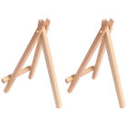  2 Pcs Small Easel Wooden Child Desk Type Rack Monitor Stand