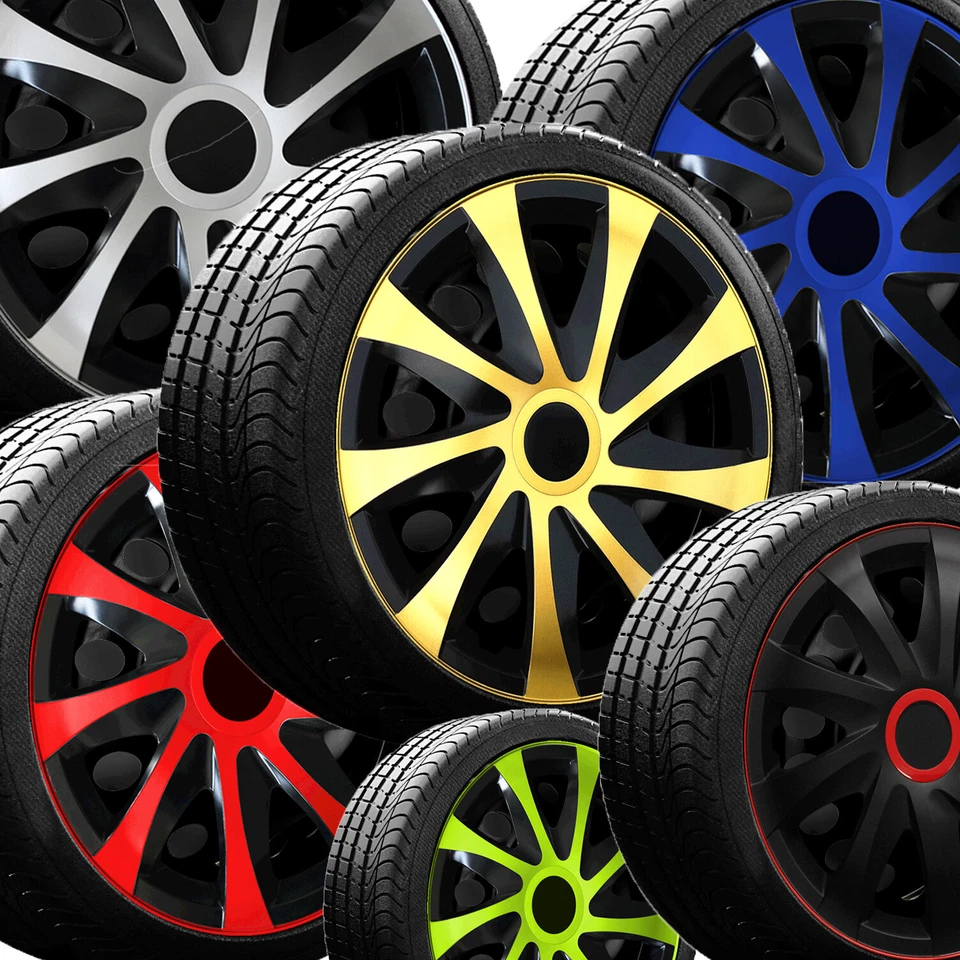 RADKAPPEN-KÖNIG Radzierblenden RKK04 13" 14" 15" 16" verschiedene Farben 4Stück⭐ - Bild 1 von 1