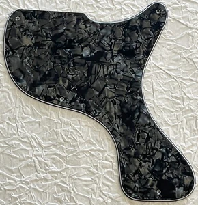 New Great-For Gibson Les Paul Junior 1958 guitar pickguard Scratch Black Pearl - Picture 1 of 5