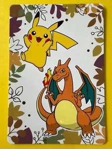 Pikachu Charizard Version 2 Pokemon X Pronto Thank You Card Japanese JP - Picture 1 of 6