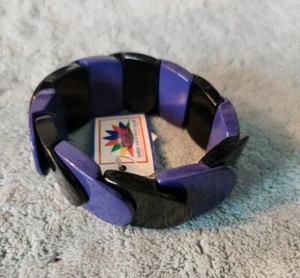 Baltimore Ravens Flintstones purple and black Jewelry new (BOX #43) - Picture 1 of 1