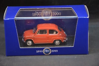 BRUMM 1/43 FIAT 1899-1999 FIAT 600D BERLINA 1960 ROSSO 135 R316-11 - Immagine 1 di 3