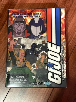 G.I. Juego de DVD Joe ARAH/Revenge Of Cobra 2003 RHINO con figura de acción Snake Eyes Foto 1 de 4