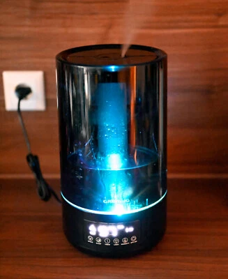 Grundig Diffuser Luftbefeuchter Duftöl Aroma Fernbedienung 4,3L Schwarz - Bild 1 von 4