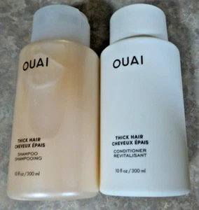 OUAI Dickes Shampoo & Conditioner Set Sulfatfrei für dickes Haar (10 flüssige Unzen) - Bild 1 von 1