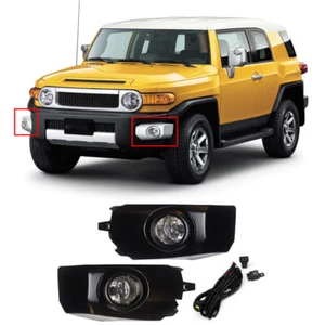 Par de luces antiniebla LED negras para Toyota FJ Cruiser 2007-2017 - Imagen 1 de 5