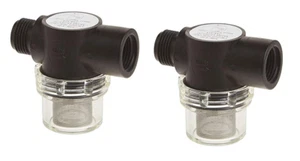 2 Pack SHURFLO 255-313 1/2" Twist-On Pipe Strainer RV, Camper, Marine Water Pump - Bild 1 von 3