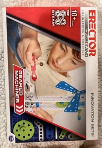 Meccano Erector Geared Machines S.T.E.A.M. Building Kit w/Moving Parts Ages 10+ - Picture 1 of 4