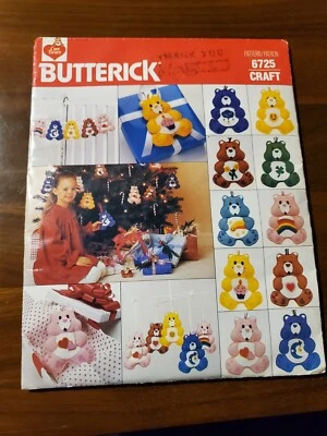 Care Bear Ornaments 5.5 inches Butterick 6725 - Image 1 of 2