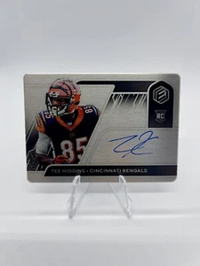 2020 PANINI ELEMENTS TEE HIGGINS ROOKIE STEEL AUTOGRAPH ON CARD /99 SP RC ROOKIE - Picture 1 of 2