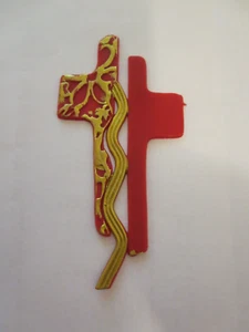 Wachsornament, Wachskunst, für Osterkerze, Kreuz, Ostern, Kerze basteln - Picture 1 of 1