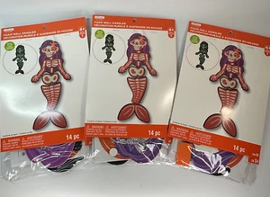 3 Creatology Halloween Glow In The Dark Mermaid Skeleton Kids Craft Kit - Picture 1 of 16