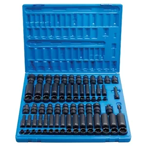 Gris Neumático 1281 3/8" Impacto SAE y Juego de Enchufes Maestros Métricos ¡Nuevo con Garantía! - Imagen 1 de 1
