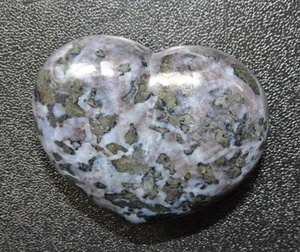 Indigo Jasper Puffy Heart sc484a - Picture 1 of 4