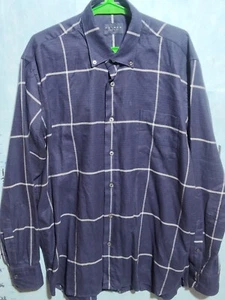 Calder Carmel  Button Down Mens Shirt Size L Purple  - Picture 1 of 9