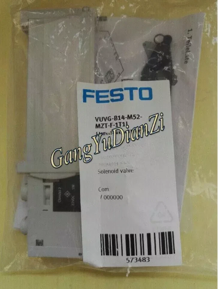 1PCS FOR FESTO VUVG-B14-M52-MZT-F-1T1L Solenoid Valve 573483 14mm #jia @106 - Image 1 of 1