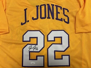 LSU Slugger Jared Jones Signed Custom Jersey JSA cert Autographed Tigers Champ - Picture 1 of 3