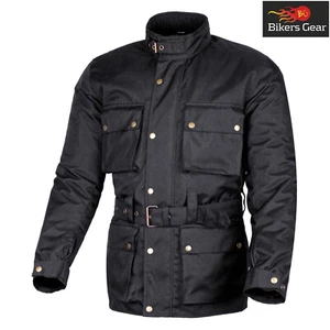 Chaqueta de motociclista para hombre Cardura ABRIGO LARGO CE BLINDADO Protección - Imagen 1 de 13