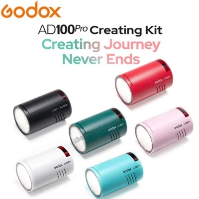 Godox AD100Pro Pocket Flash Light Kit for Canon Nikon DSLR Outdoor Photography - Bild 1 von 4