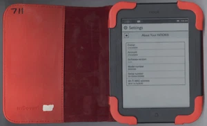 Barnes & Noble NOOK Simple Touch E-Reader Wi-Fi, 2GB, 6" - BNRV300 w/case - Picture 1 of 5