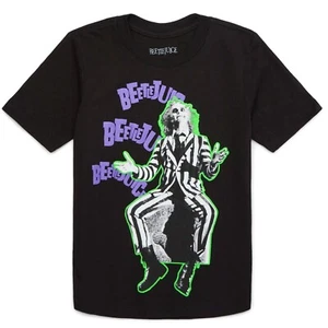 Mad Engine Beetlejuice Graphic Print Boy's T-Shirt - NWT - Picture 1 of 4