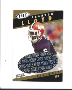 Brandon Lloyd WR 2003 autógrafo radiocontrol Sage #A26 - Imagen 1 de 2