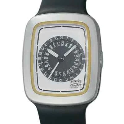 [Revisado] Reloj para hombre Ikepod Manatee World Time esfera blanca diseño Marc Newson Foto 1 de 4