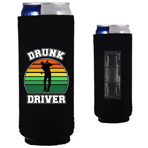 Drunk Driver Golf Magnetic Slim Can Coolie; Compatible with Ultra - Picture 1 of 12