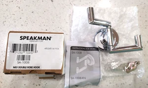 Speakman SA-1008 Chrome Neo schwenkbarer doppelter Gewandhaken - Bild 1 von 2