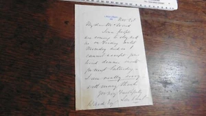 AUTOGRAPH LETTER SIGNED JAMES SANT ENGLISH PORTRAIT PAINTER TO WARD THE ARTIST - Imagen 1 de 3