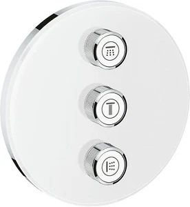 Grohe 29152LS0 Grohtherm Smartcontrol Triple Volume Control Trim Moon White - Picture 1 of 2