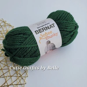 Bernat Softee Chunky Yarn,  3.5oz Bulky #6 Yarn, Choose Color - Picture 1 of 42